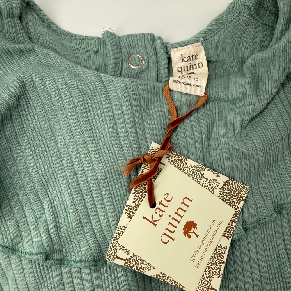 Kate Quinn Baby Bundle 12-18M Multi NWT Organic Cotton Romper Bodysuits 4pc - Picture 4 of 5